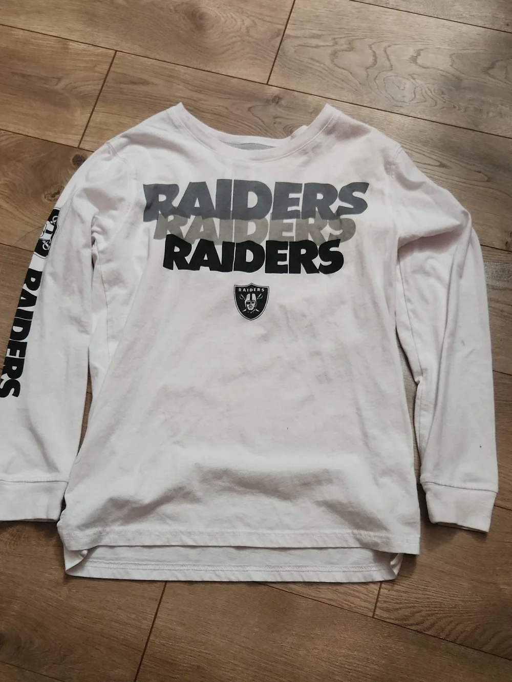 NFL Raiders Long Sleeve Kids Shirt