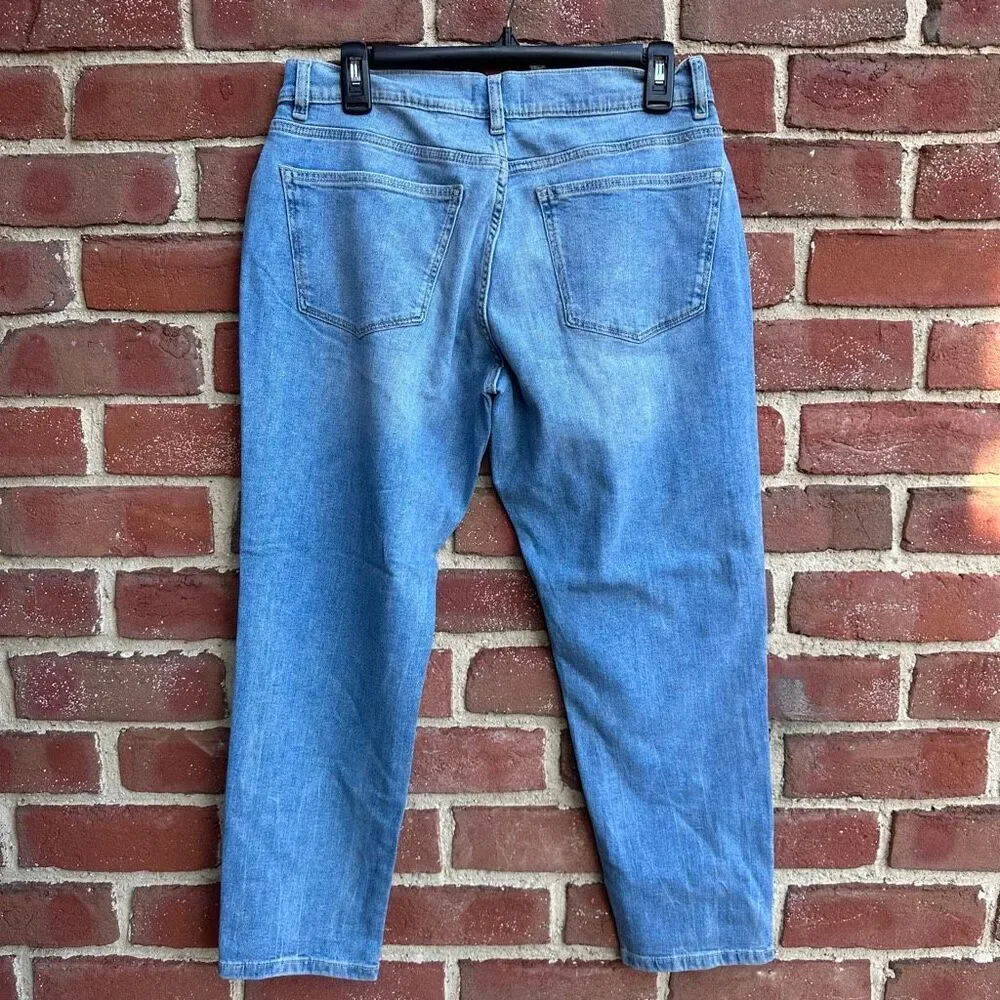DL1961 $179 Riley Boyfriend Tapered Jeans Droplet Wash Women’s 28 NEW