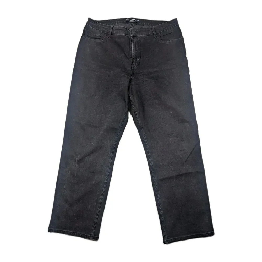 Hollister Ultra High-rise Dad Jeans Black Size--17r/16r X 33