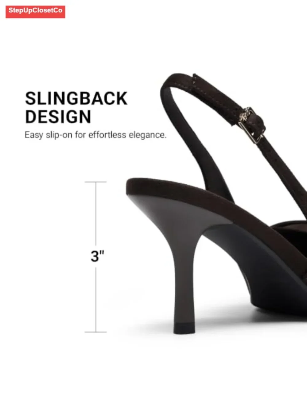 N/A elegant slingback
