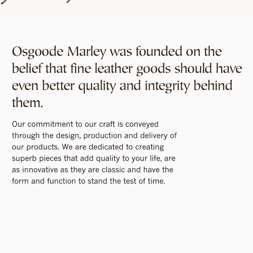 Osgoode Marley excellent pre