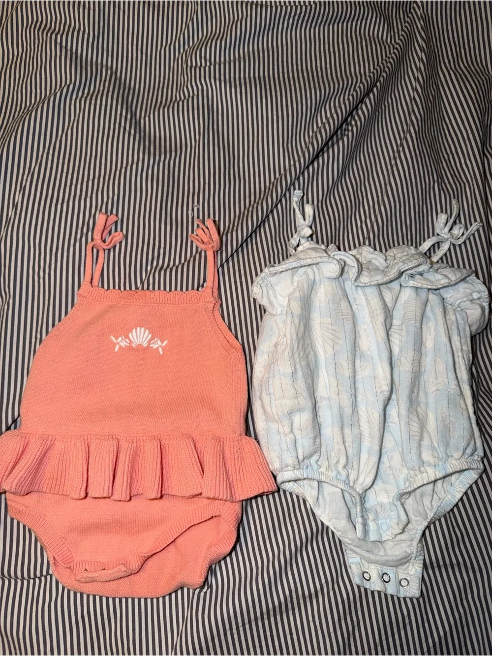 2 Rompers from Cloud Island 0-3m
