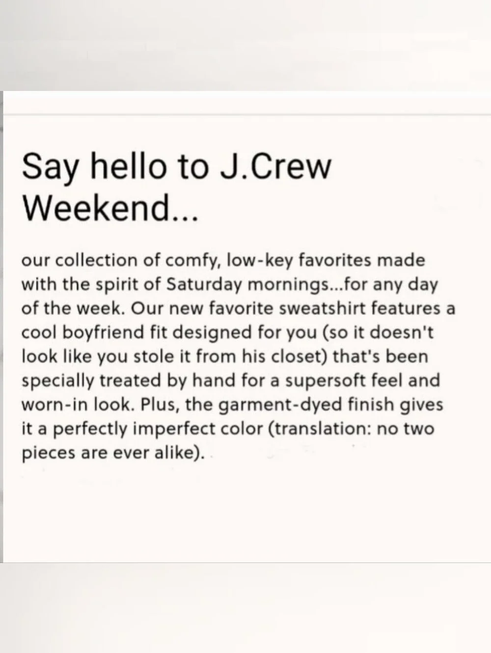 J. Crew crew women