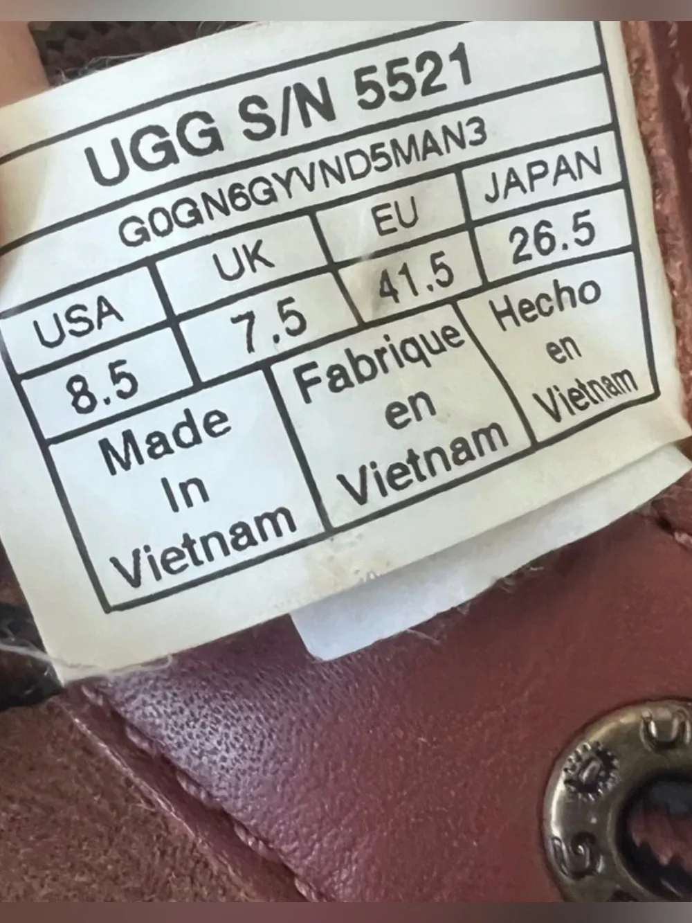UGG butte men’s