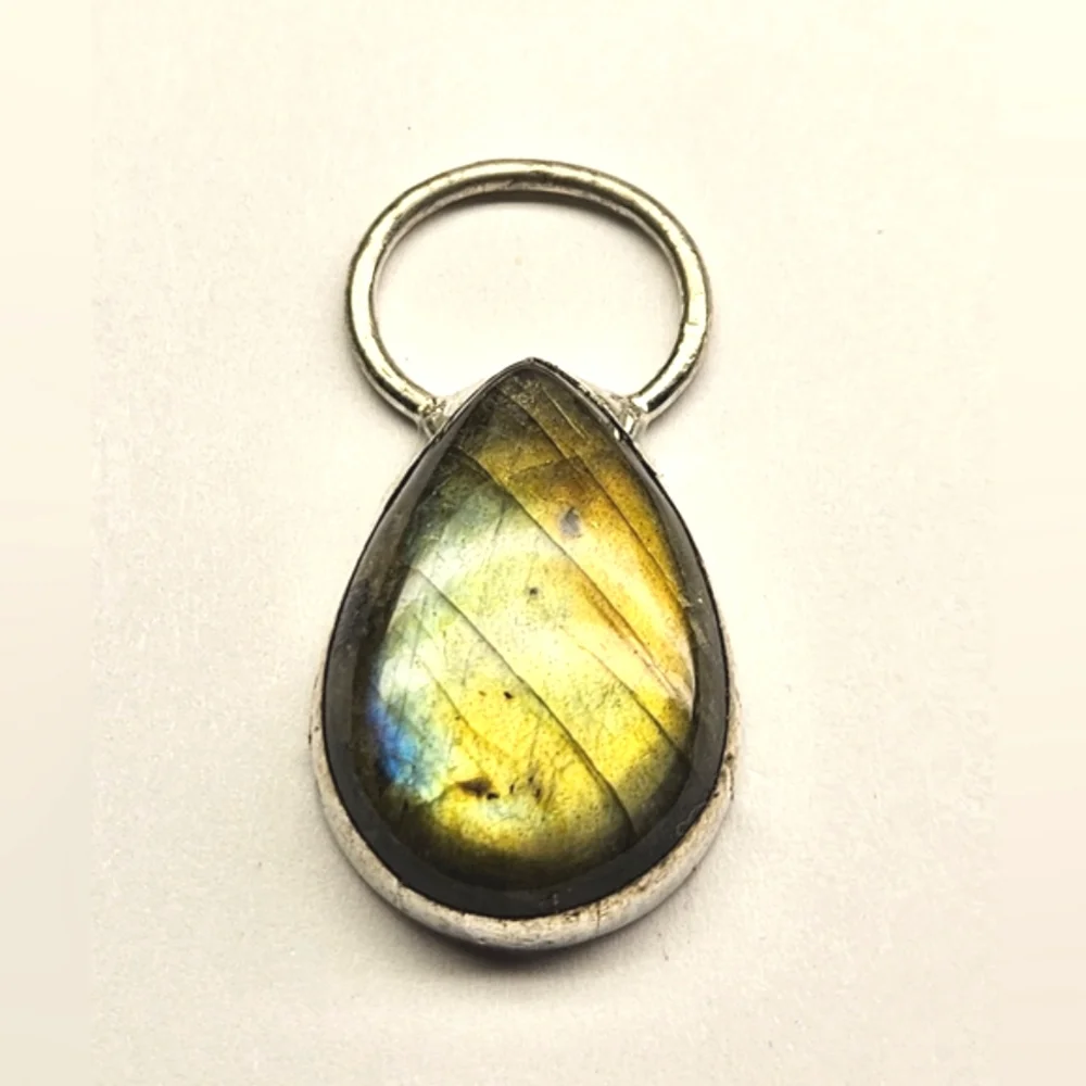 Labradorite Teardrop Pendant