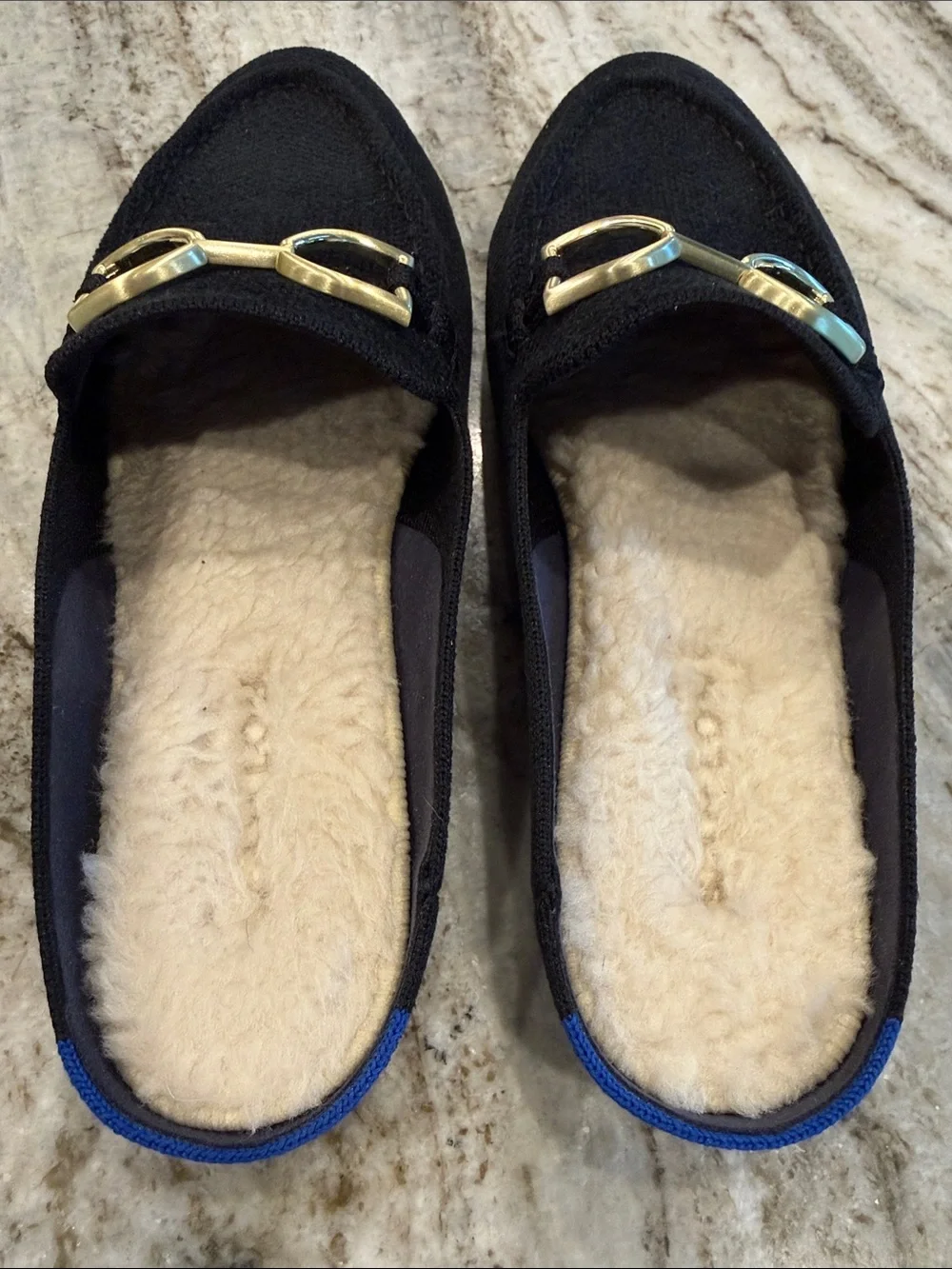 Like New Rothy’s ReVelvet Cozy Bit Loafer Mule