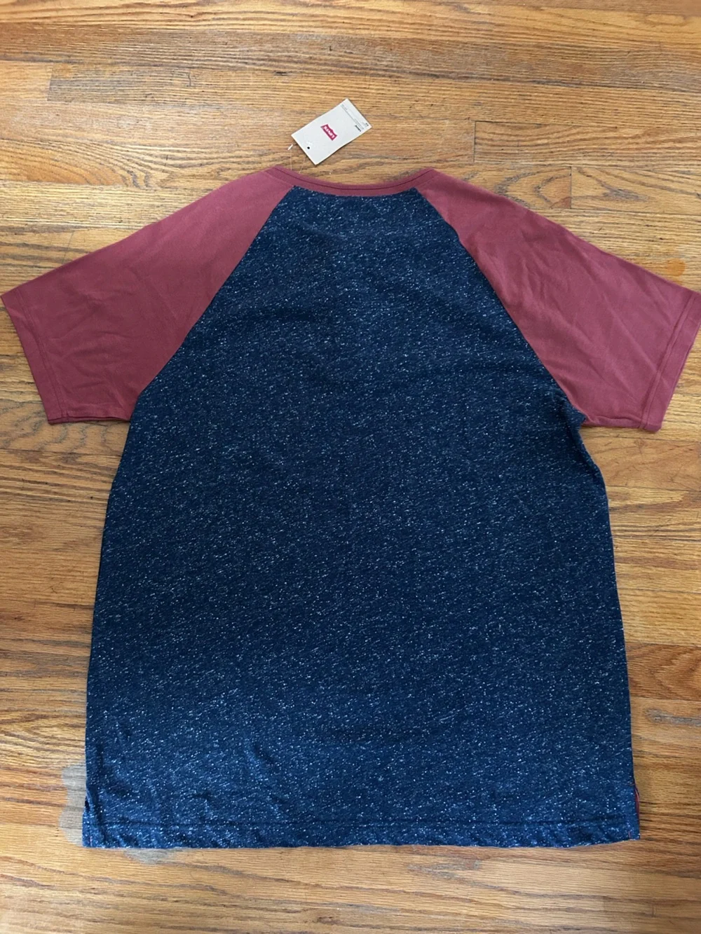Levis contrast neckline sleeves
