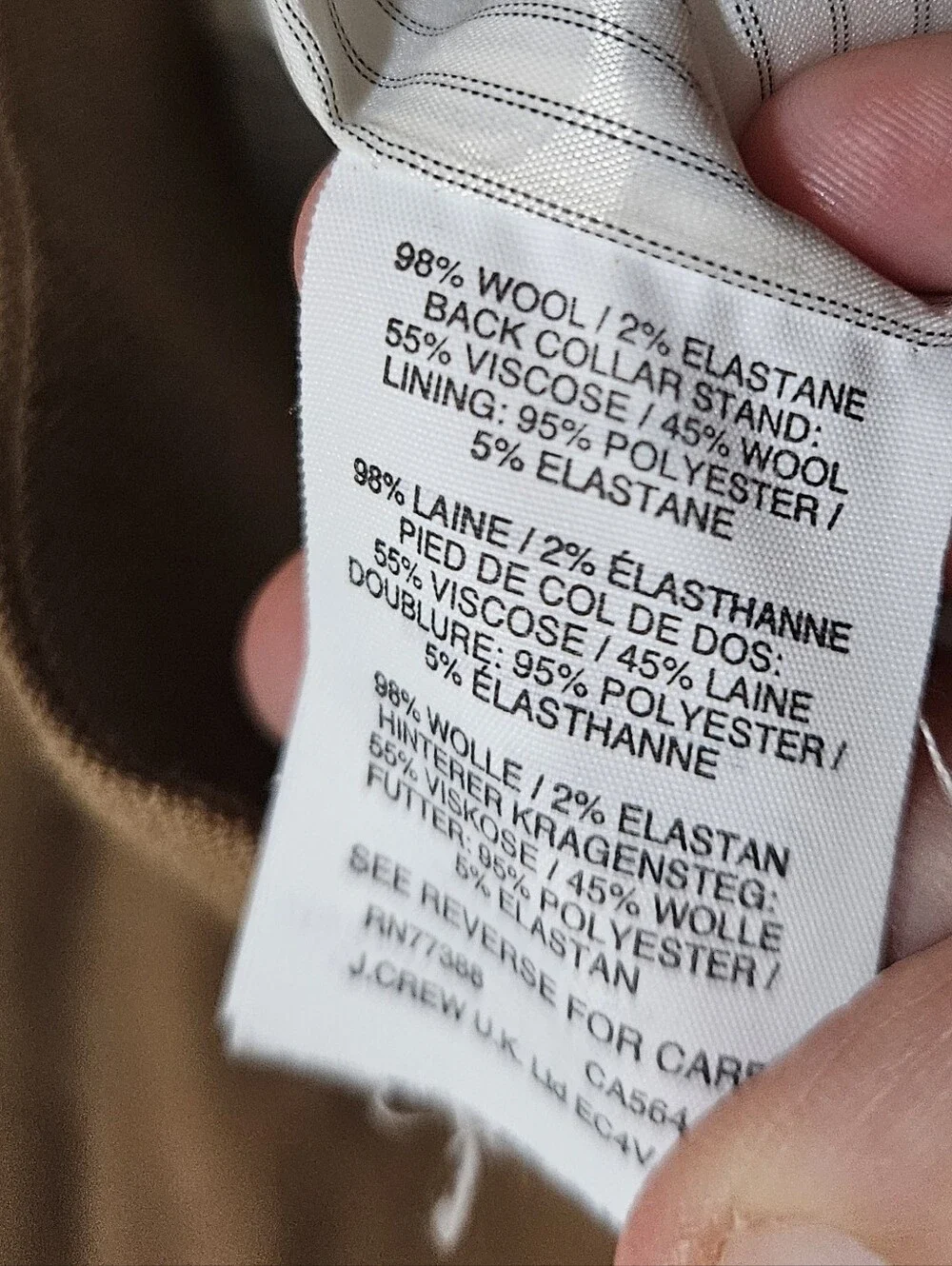 J. Crew uses size