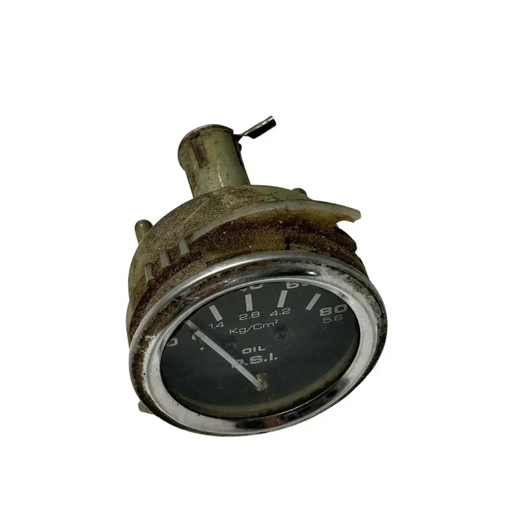 Vintage Oil Pressure Gauge P.S.I. 0-80 Luscombe Cessna Piper Aircraft ??