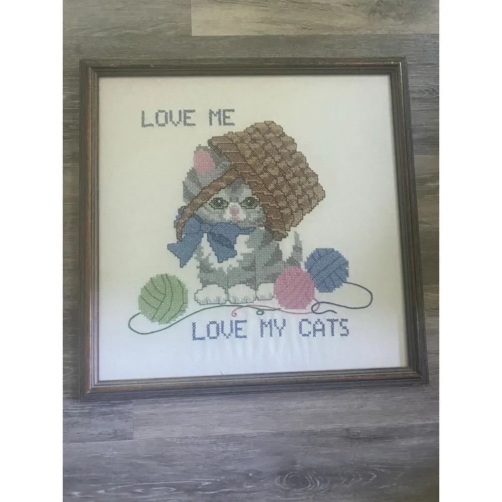Handmade cross stitch