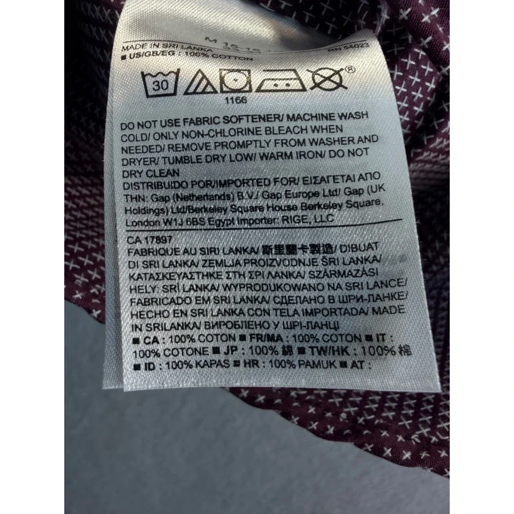 Banana Republic button collar