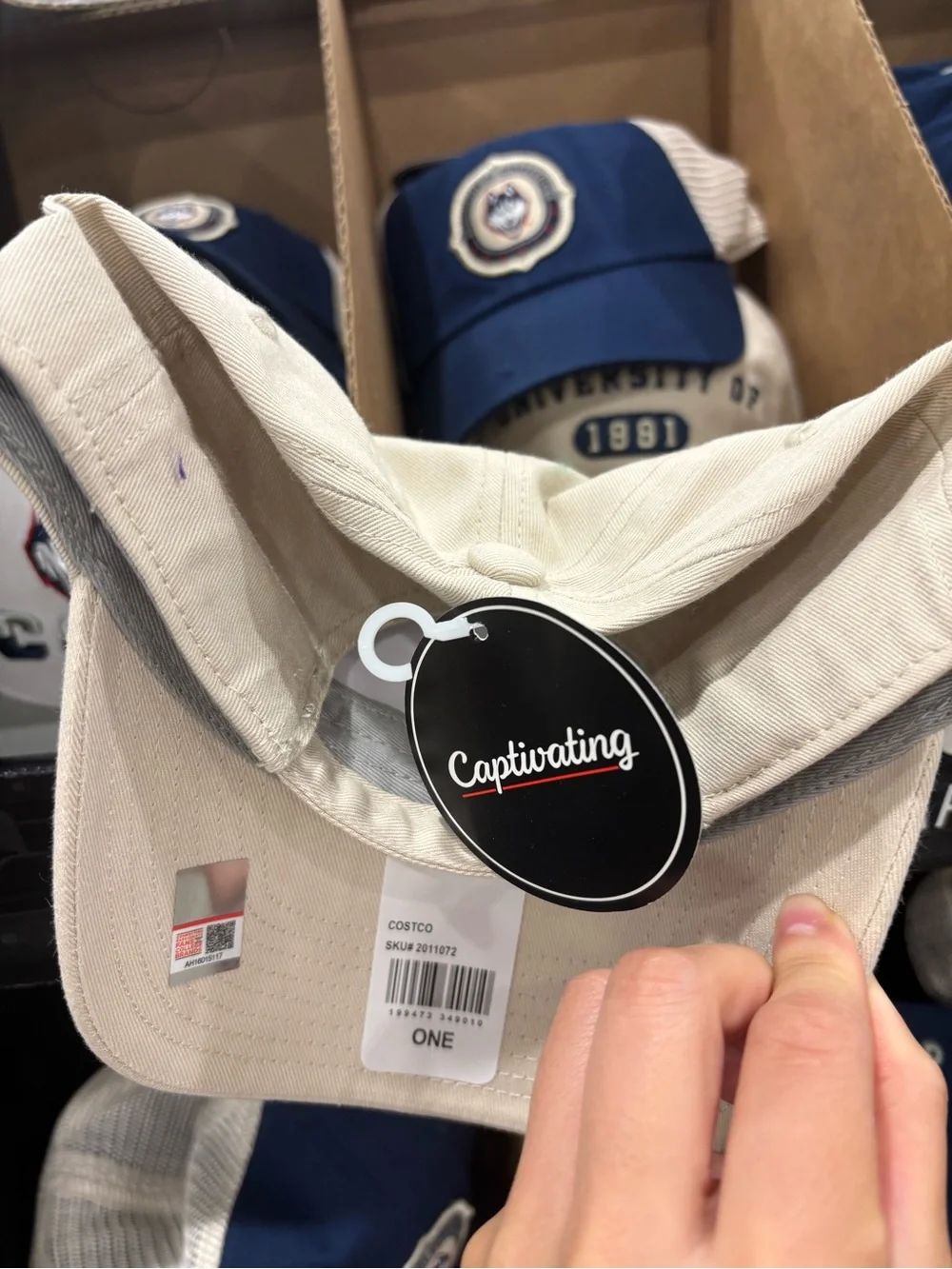 UCONN pair embroidered