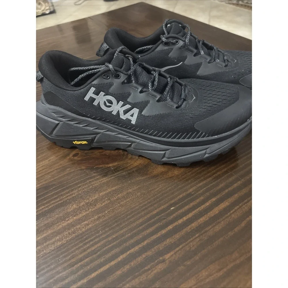Hoka One One Skyline Float X Shoes Womens Size 9.5 Black Vibram 1143430 BBLC
