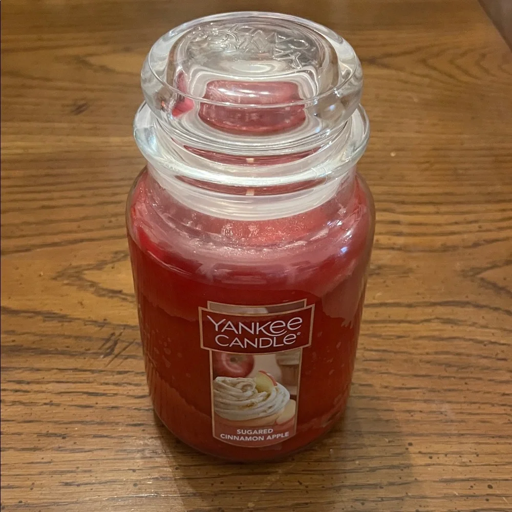 Yankee Candle Sugared Cinnamon Apple Jar Candle, new‎