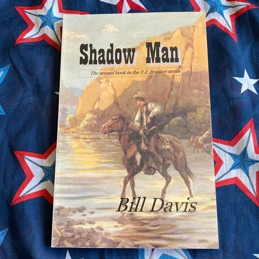 Shadow Man by Bill Davis Paperback 2001 Western Mystery Fiction Novel