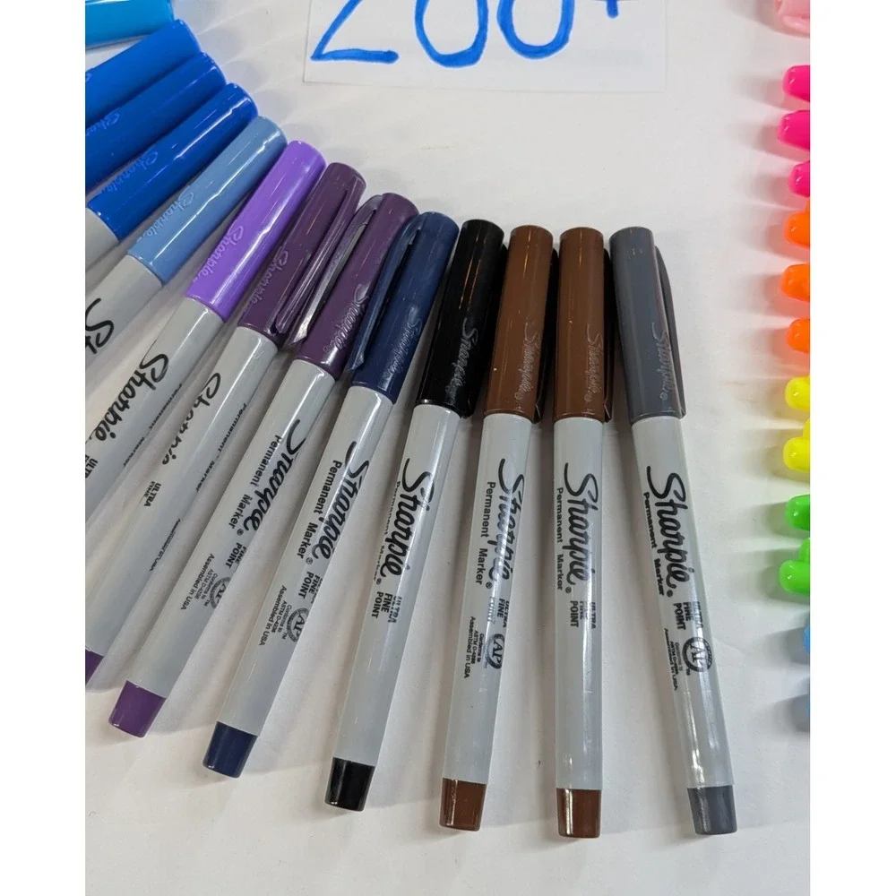 Sharpie gently pre