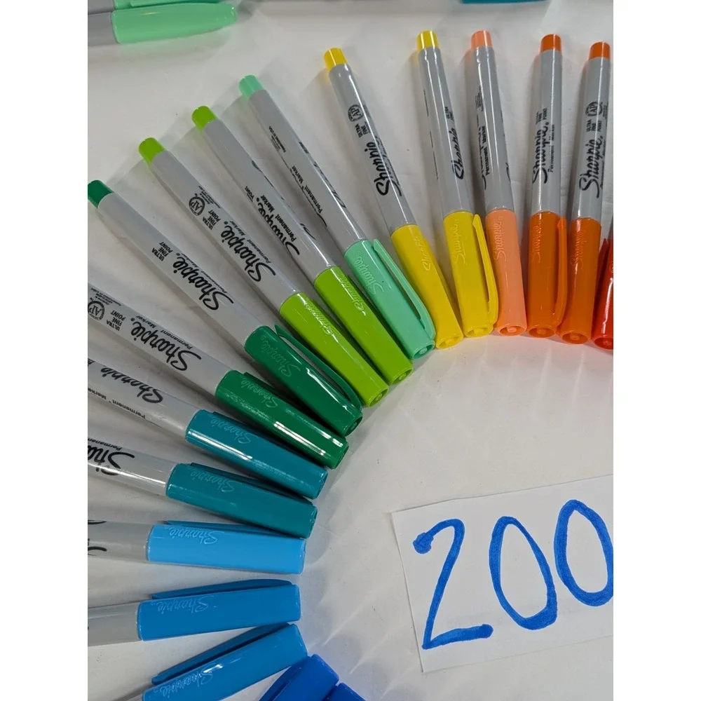 Sharpie gently pre