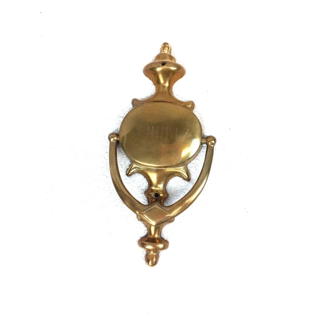Vintage Brass Door Knocker 7.5