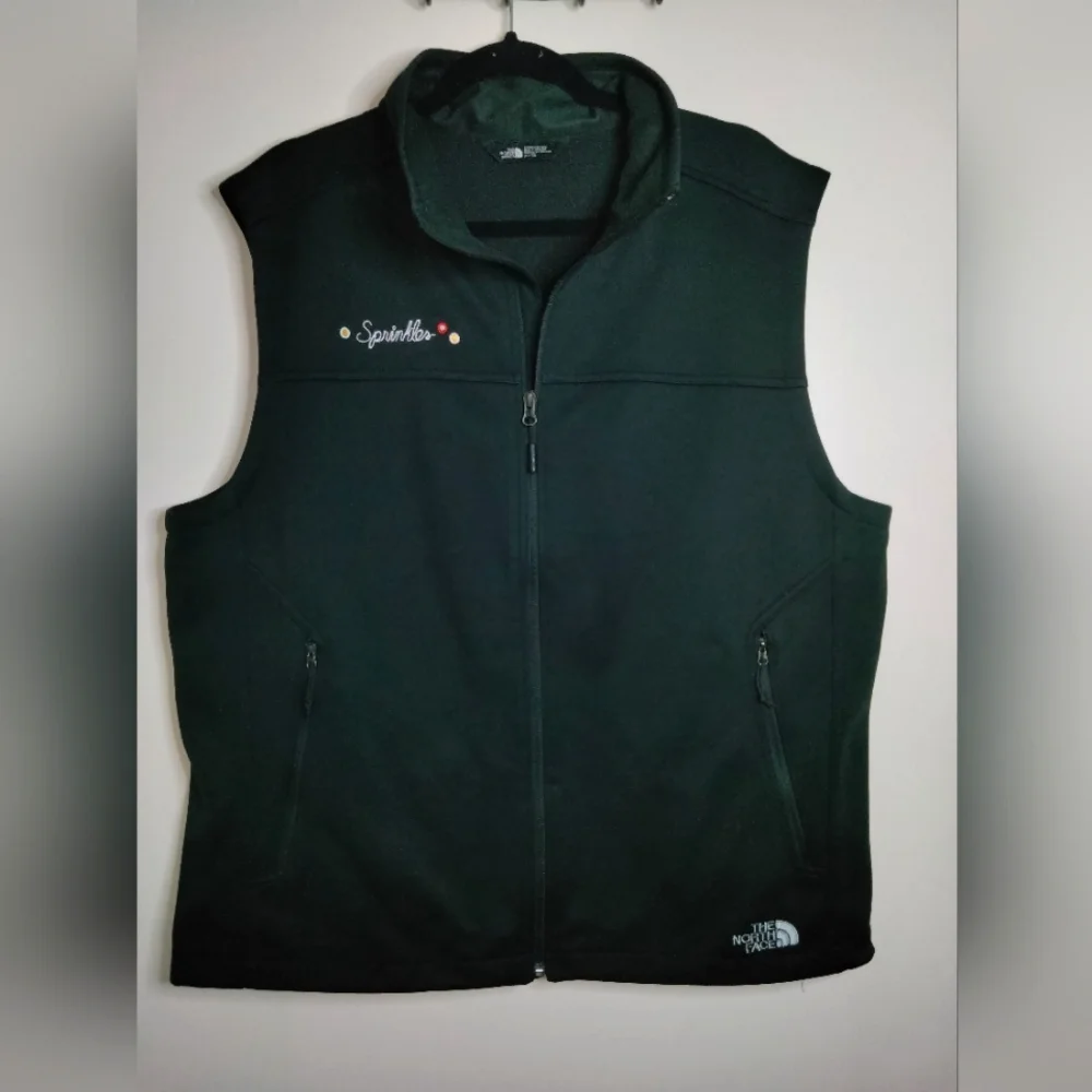 The North Face (Sz XL) Men's Black Ridgeline Soft Shell Front & Pocket Zip Vest