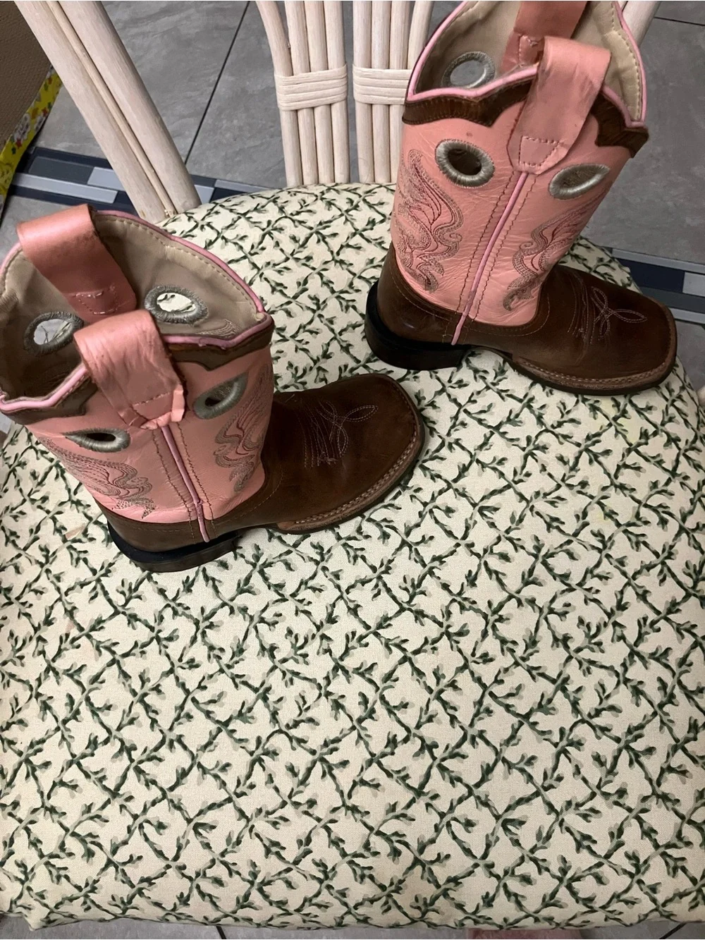 Old West brown leather