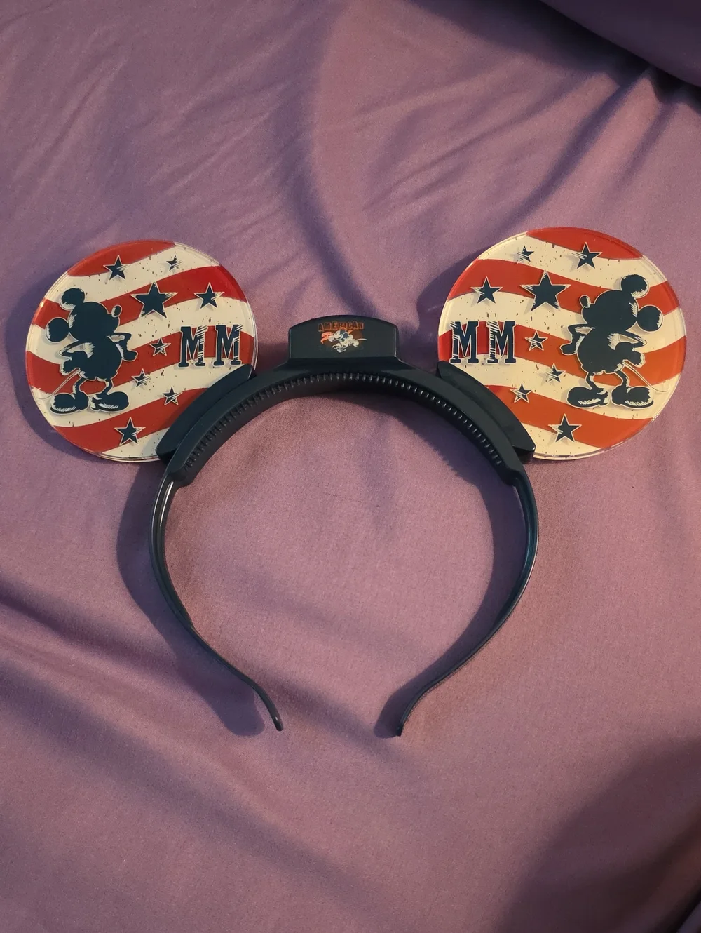 Disney Kids Mickey Ear Headband - Red & White