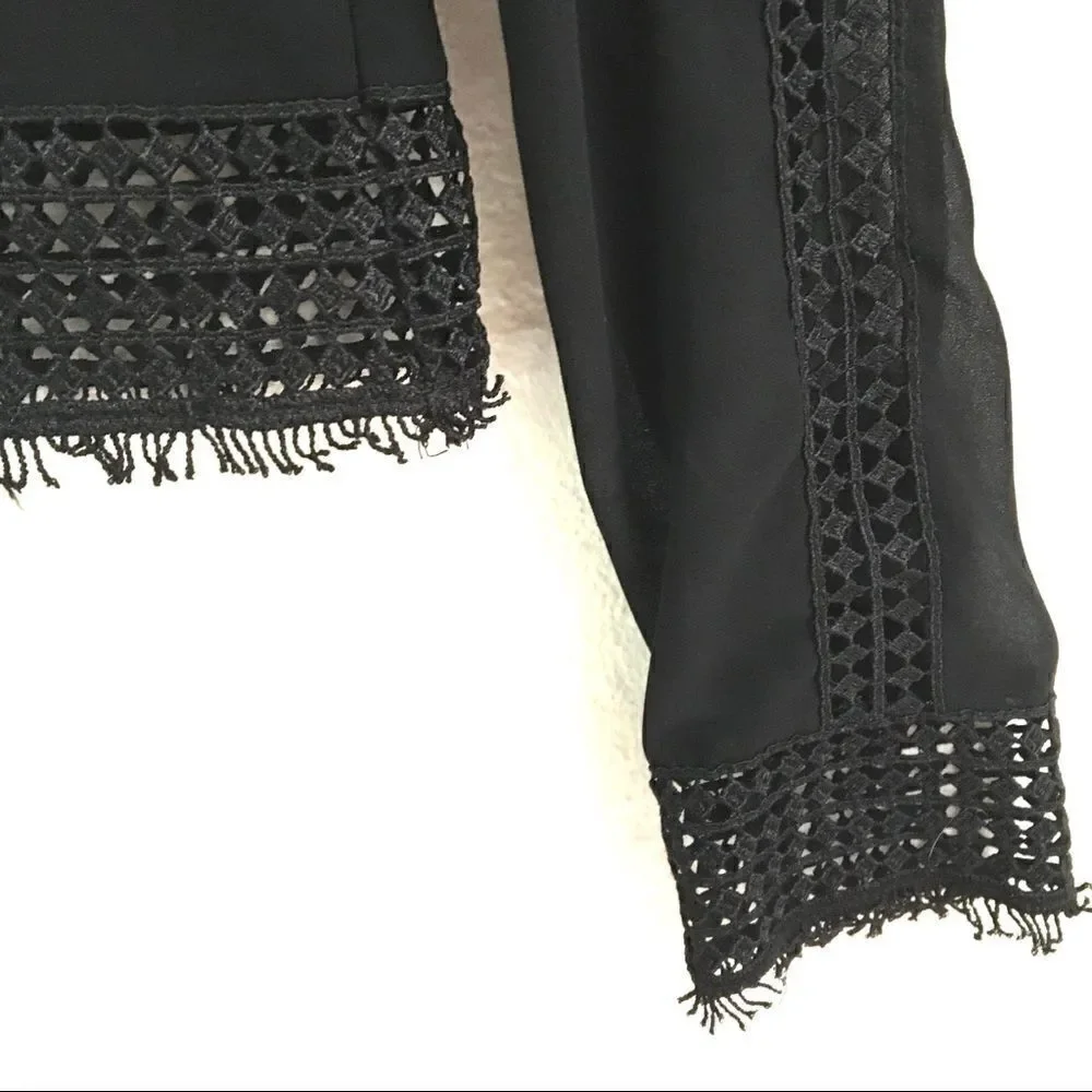 H&M black sheer