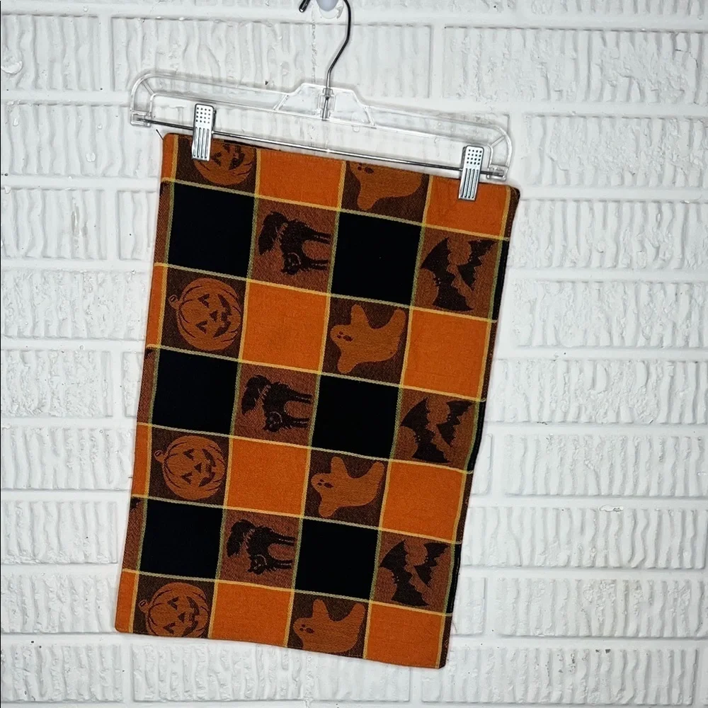 Halloween Themed Orange and Black Placemats