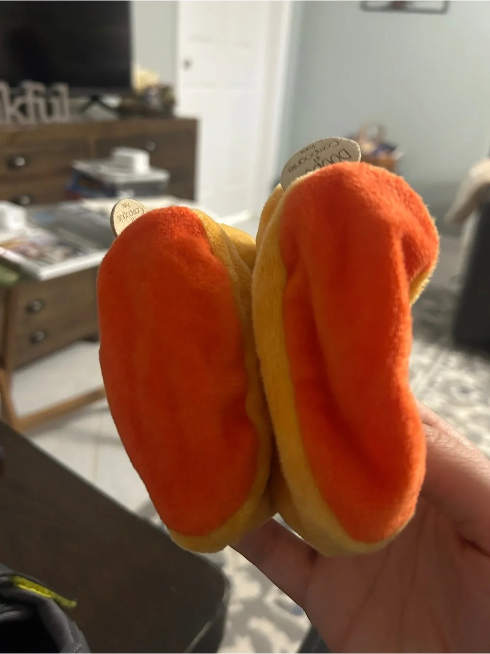 Doudou Et Compagnie soft orange