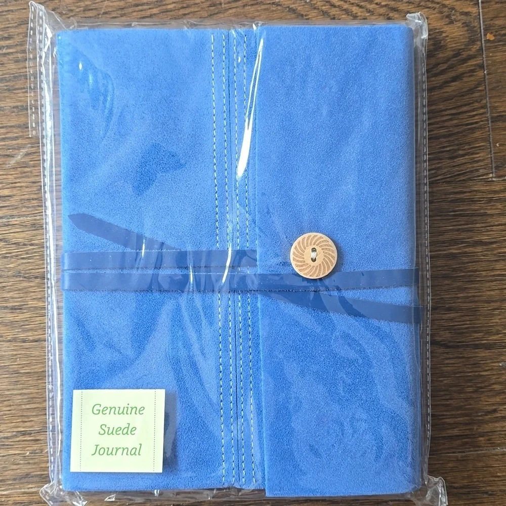 Barnes & Noble handstitched blue