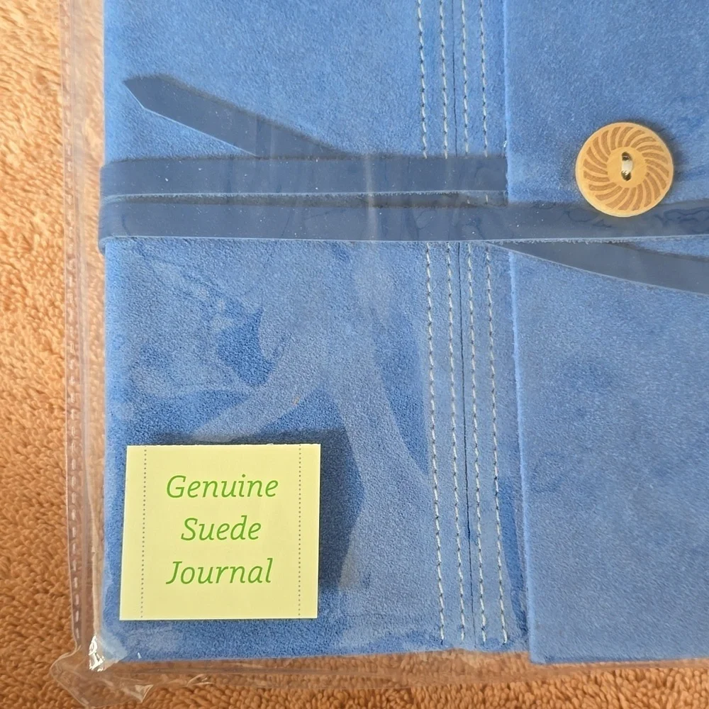 Barnes & Noble handstitched blue