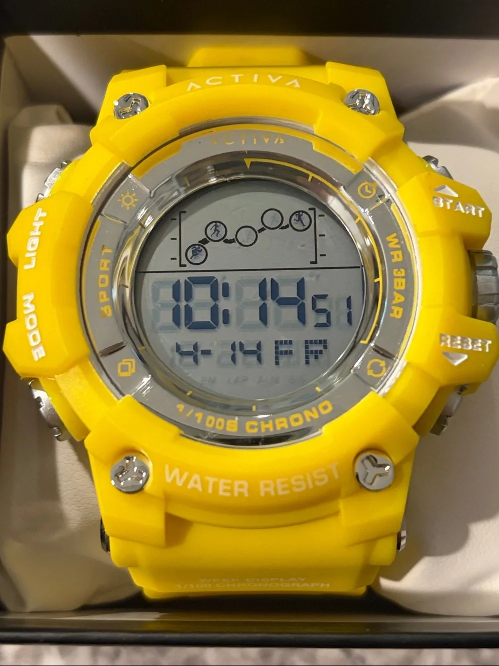Activa x Invicta Digital Essentials 50 mm Yellow ACW8082-028