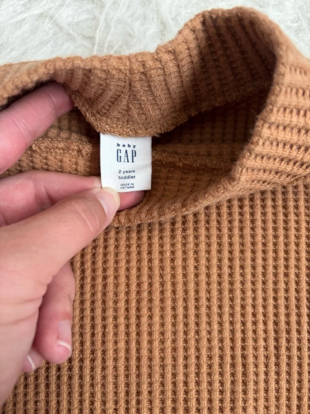 GAP cozy waffle