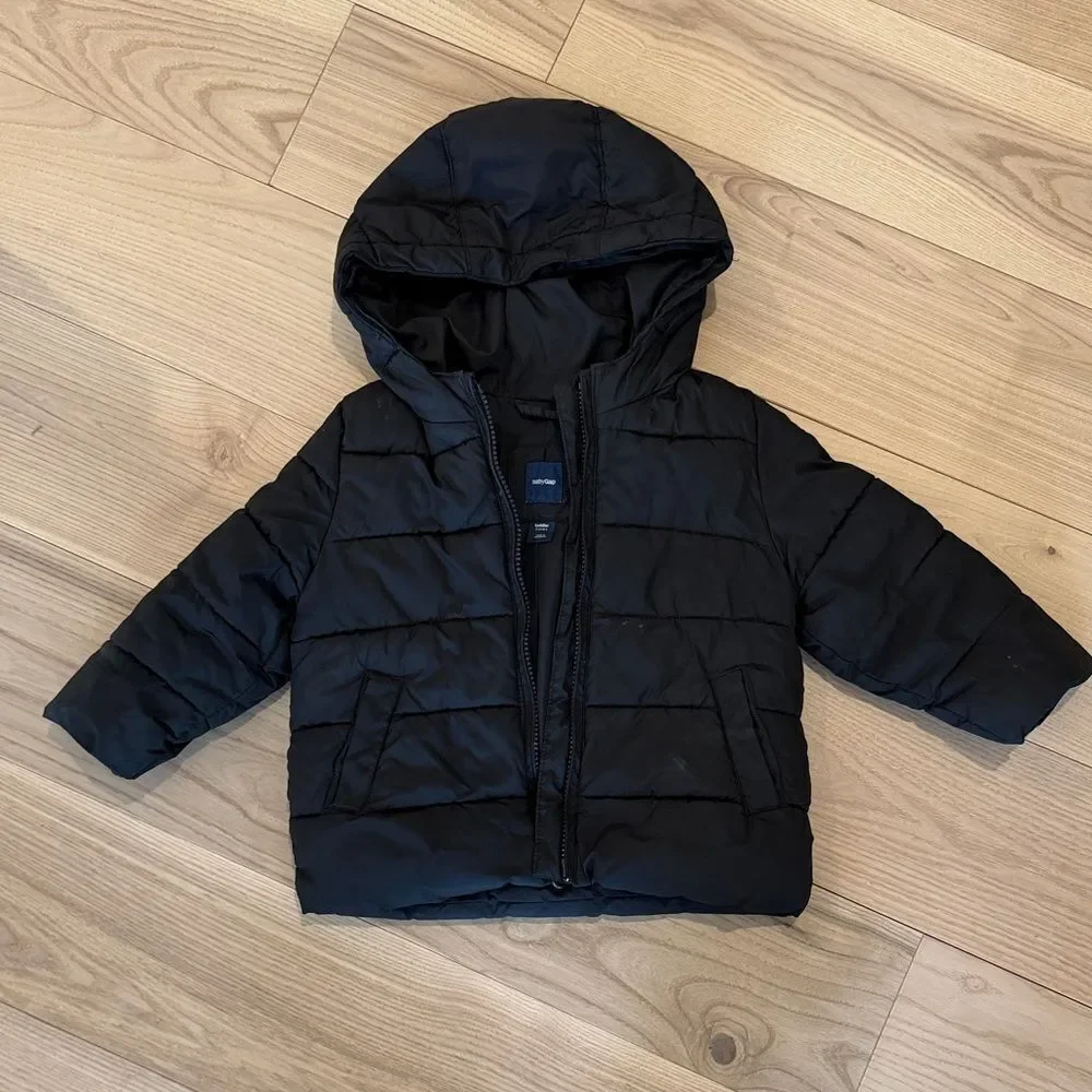 BabyGap Black Kids Puffer Coat