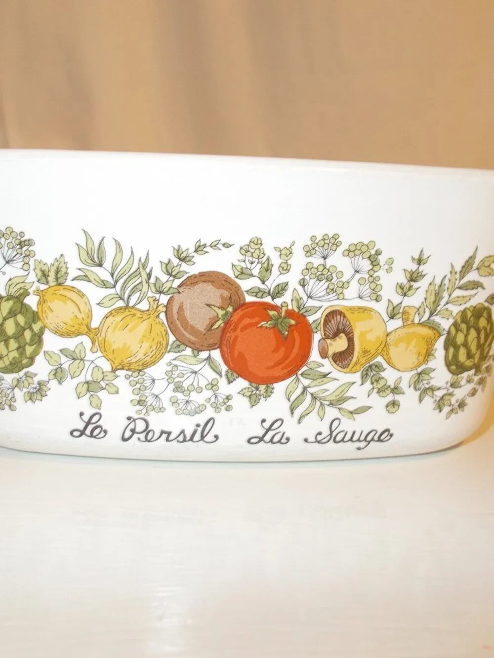 Vtg. Corning Ware Spice of Life 1 1/2 quart dish; 