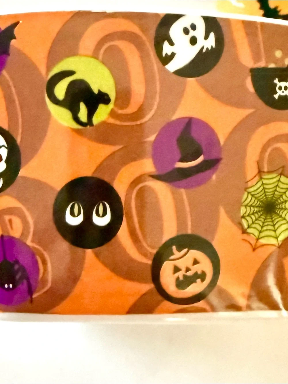 Halloween Party Kids Tableware Set - Orange Festive Plates & Cup.