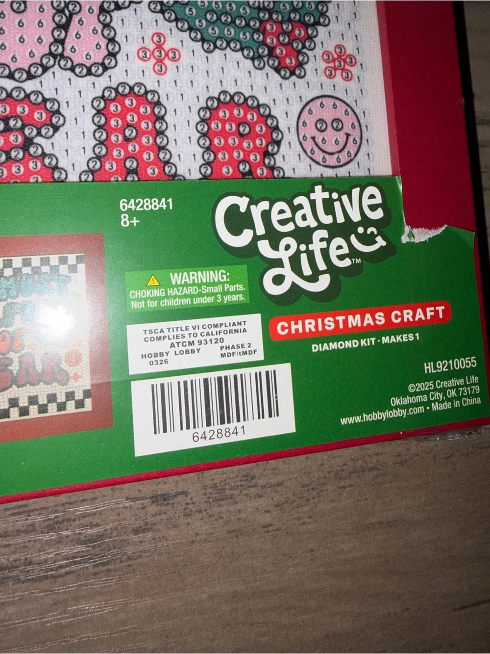 Creative Life Christmas Diamond Painting Kit Most Wonderful Time New