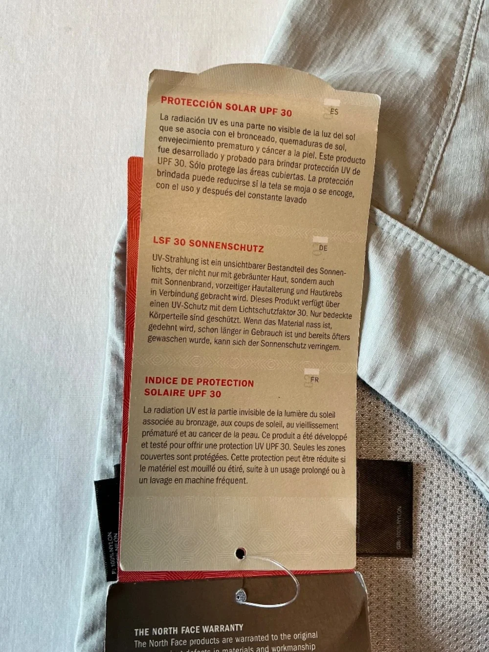 The North Face inches brand hiking