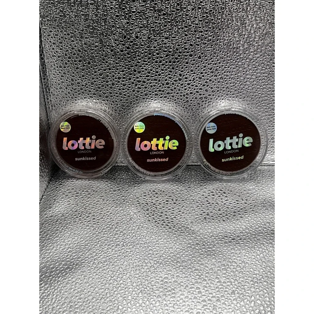 (3) Lottie Sunkissed‎ Powder Bronzer Sealed 0.28 oz Each SUNGLOW