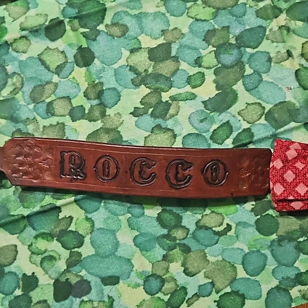 Tooled Leather Handmade Customized Dog Collars🐶Made just for you 🎀 New🎀