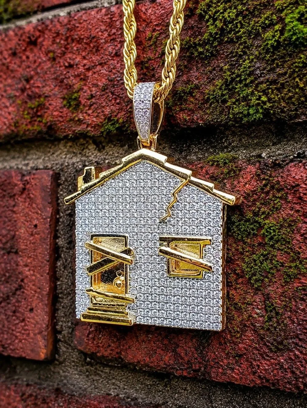 14k Gold Plated Trap House 24