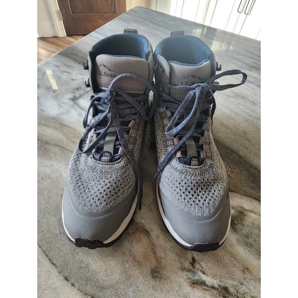 LL Bean Elevation Mens‎ Trail Hiker Waterproof Knit Hiking Boots Size 10M NWOT