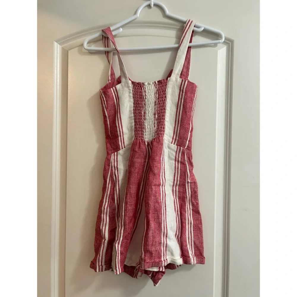 Reformation linen romper