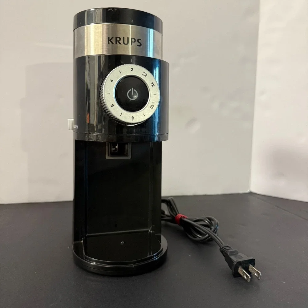 Krups GX5000 Burr Coffee Grinder Motor Base Only OEM Tested Black