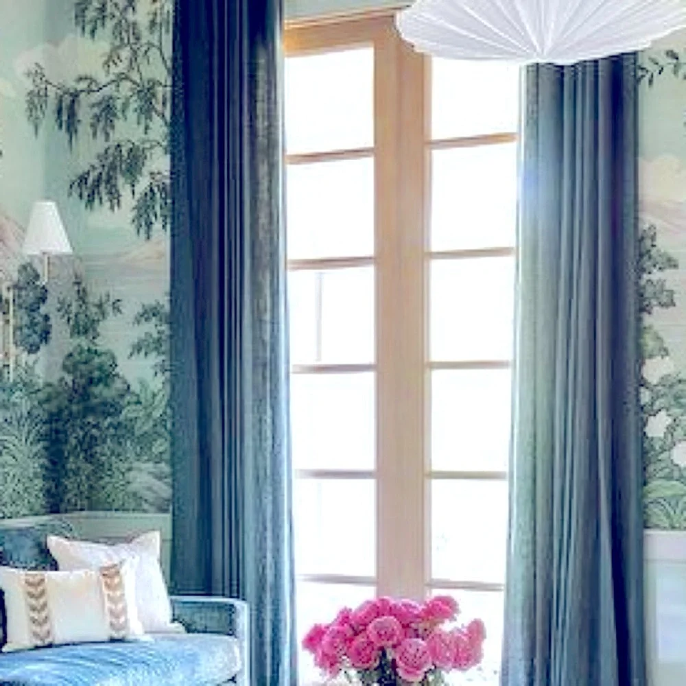 Cost Plus World Market velvet window