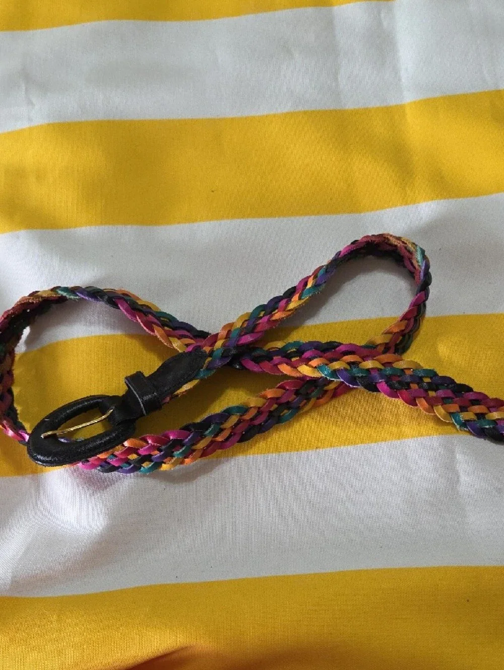 chic vibrant woven