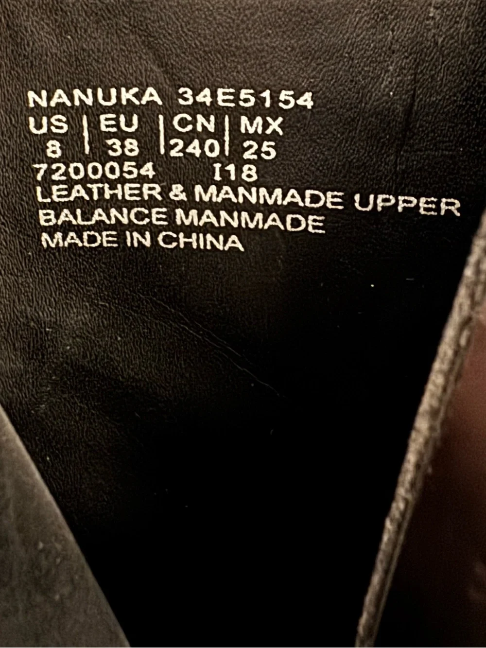 Calvin Klein polished black