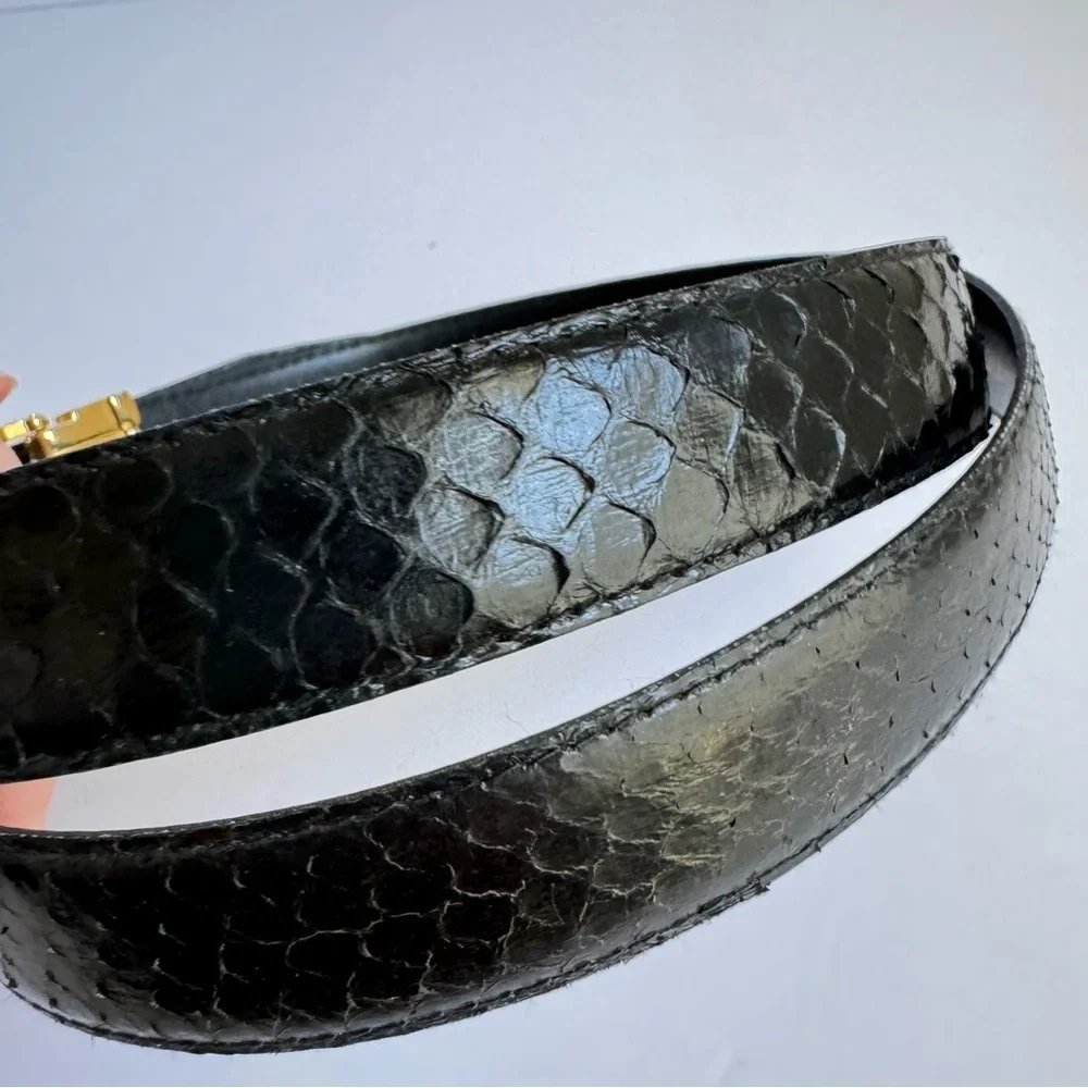 Vintage snakeskin belt