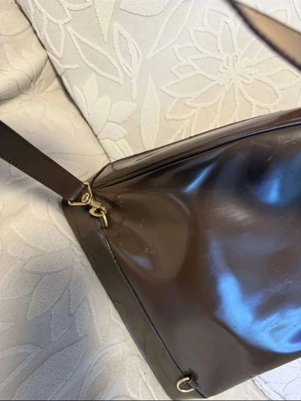 Gucci backpack embossing