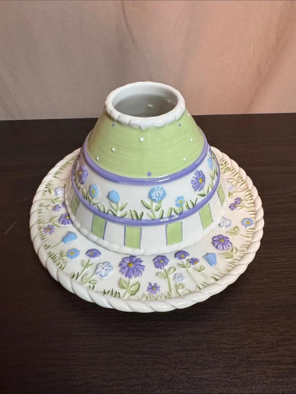 Crazy Moutain ceramic candle