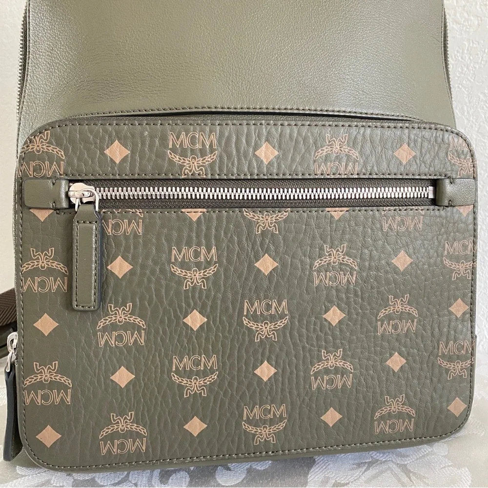MCM genuine leather